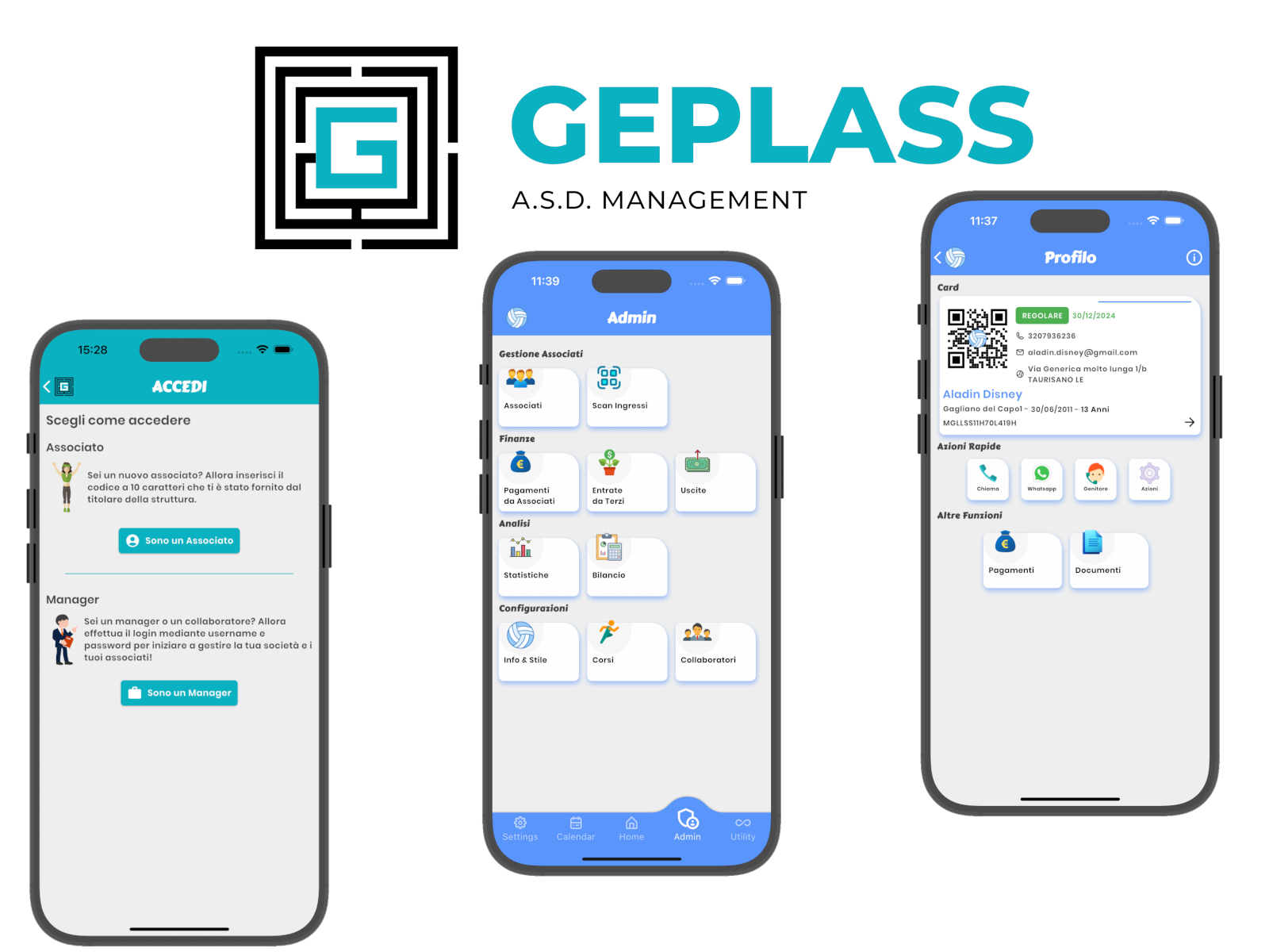 Gestionale per asd - Geplass